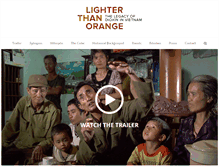 Tablet Screenshot of lighterthanorange.com